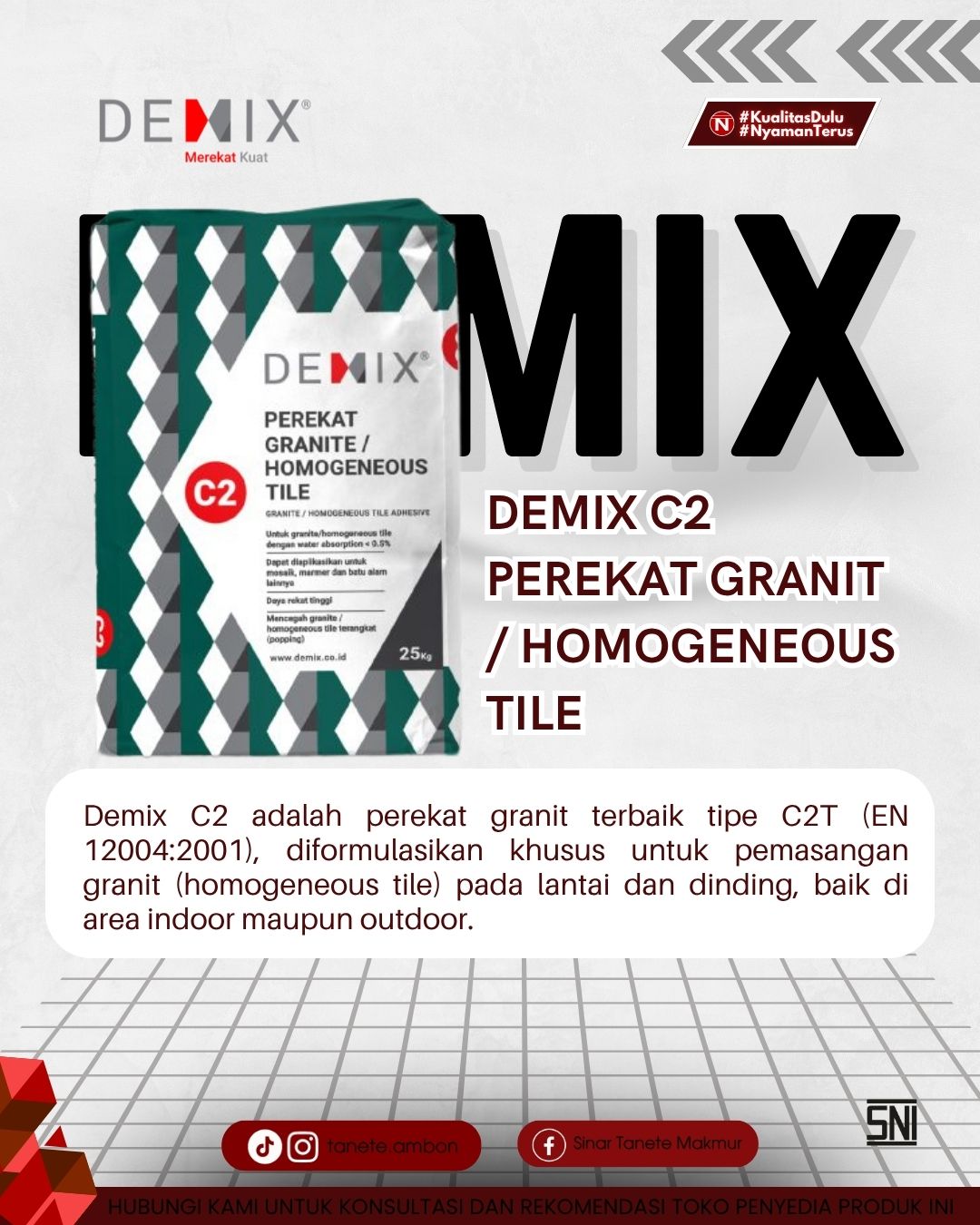 Demix Perekat Granit C2